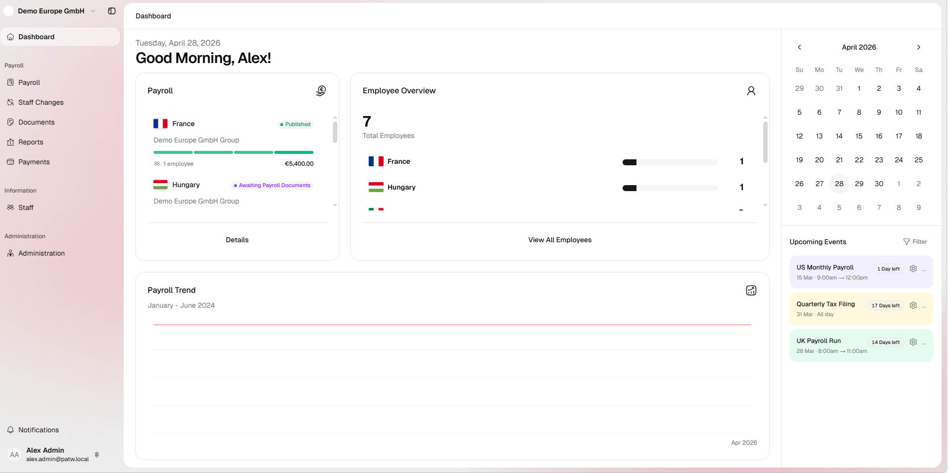 Remunova Dashboard